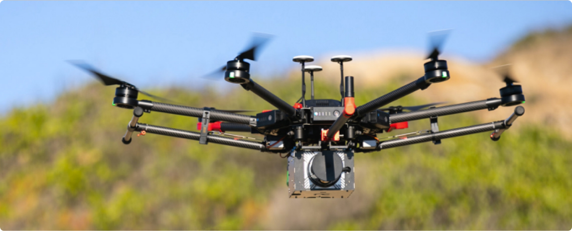 UAV Survey Drone from DJI with LiDAR