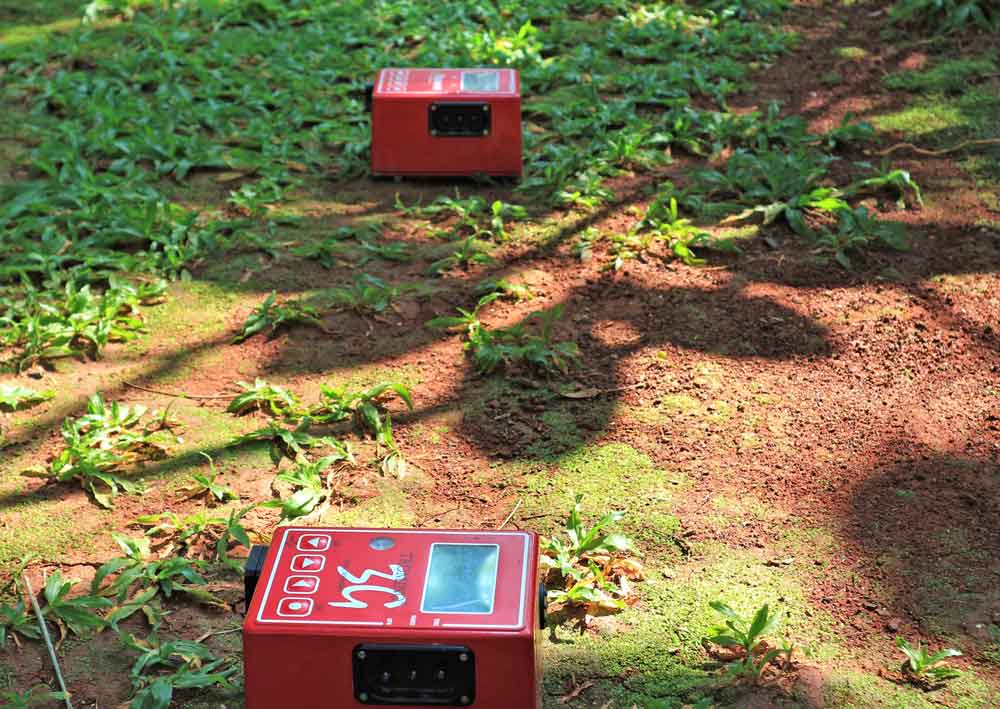 Tromino Passive Seismic HVSR Devices used for Field Collection on the Ground